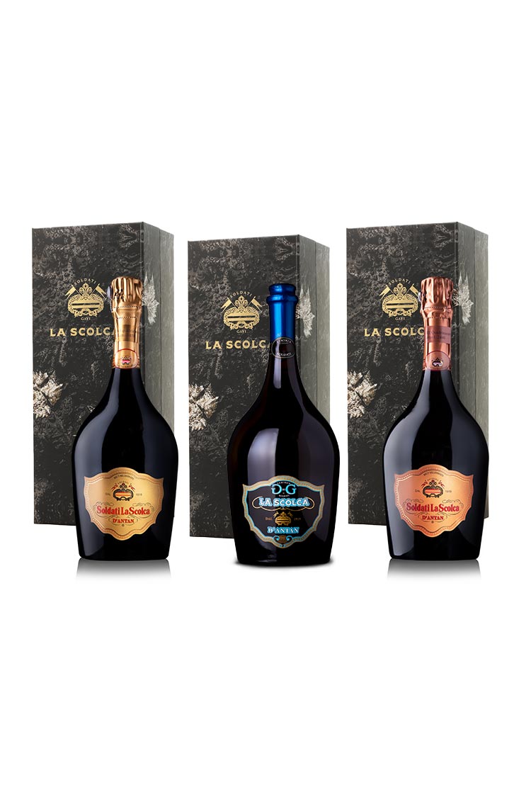 Box - D’Antan Gavi dei Gavi®, D’Antan Brut Millesimato e D’Antan Brut Rosé Millesimato - La Scolca