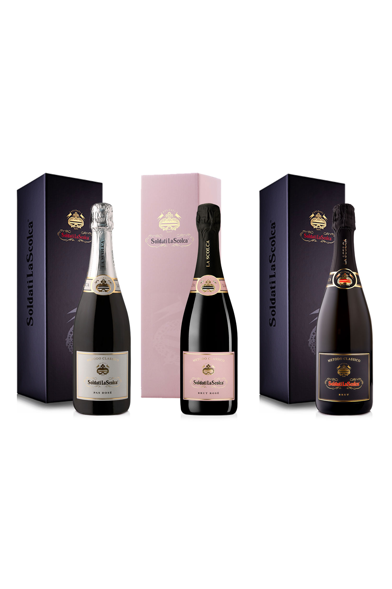 Box - Soldati Pas Dosé, Brut Rosè, Soldati Brut